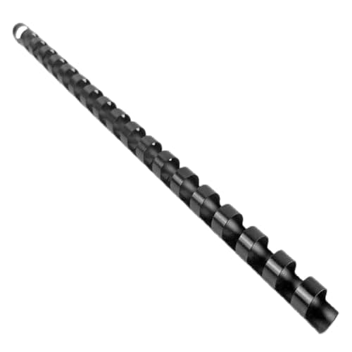 Image of FOSHISY Plastic Binding Combs 21 Ring A4 14mm Comb Binding Spines, 100 Sheet Capacity, Pack of 100, Black