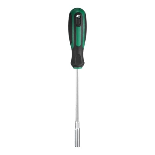 Image of sourcing map Metric Nut Driver 5.5mm Dia 150mm Round Shank CR-V 6 Point Hex Hexagon Socket Wrench Screwdriver with Non-Slip Handle for Tightening and Loosening Fasteners