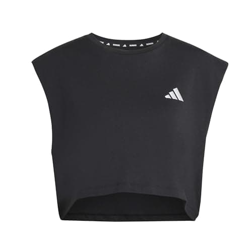 Image of adidas Women's adi365 Running Essentials Crop T-Shirt, Black, XXS