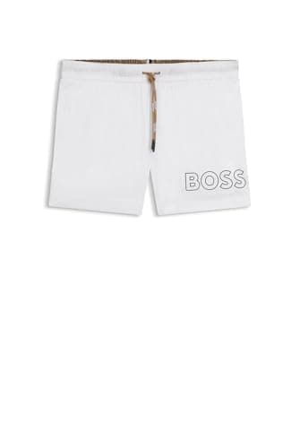Image of BOSS Mens Mooneye Swim_Short, White100, M UK