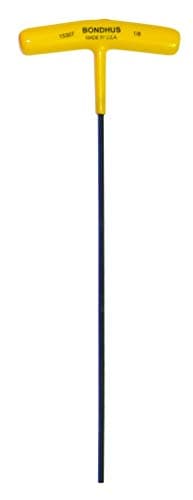 Image of Bondhus, 1/8" T-Handle HEX Driver 9", 1/8", 15307
