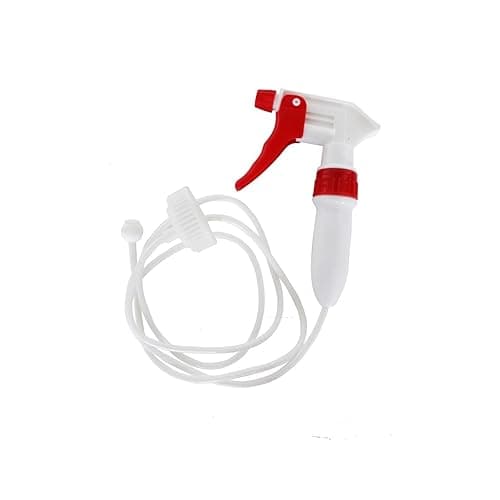 Image of 38mm Long Hose Trigger Sprayer | Extended Reach Trigger Sprayers with 36" Hose 38/400 | Threaded Closure for Bottles, Jerry Cans and Jugs | Adjustable Nozzle from Wide Mist to Stream