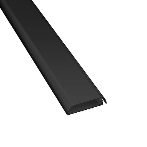 Image of D-Line TV Cable Cover, Hide Cables on Wall, Self-Adhesive Wire Hider, Seamless Low Profile Design - 60mm (W) x 15mm (H) x 40cm Length - Black