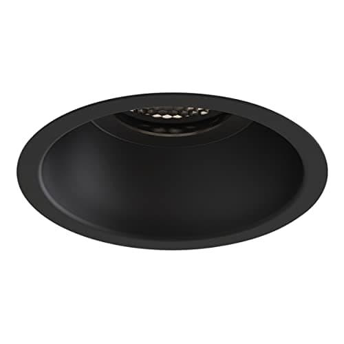 Image of Astro Minima Slimline Round Fixed Fire-Rated IP65 Bathroom Downlight - IP65 Rated - (Matt Black), GU10 LED Lamp, Designed in Britain - 1249035-3 Years Guarantee