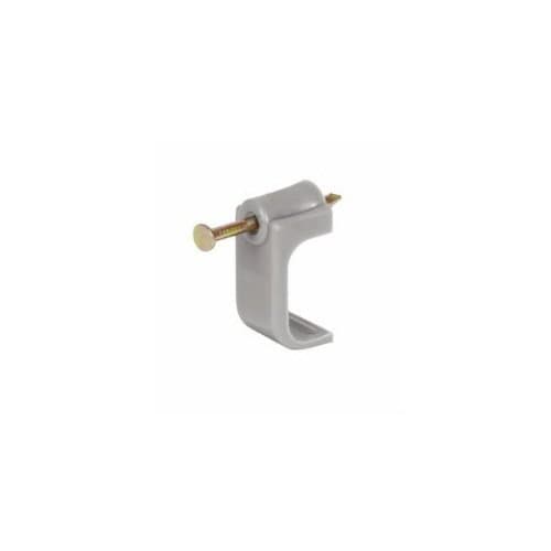 Image of Cable Clips- Flat Grey- 1.5mm T And E (45 Pcs)