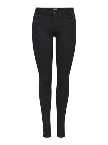 Image of ONLY Womens Royal Soft Reg Skin Jegging Black Noos Jean Pants, Black (Black C-n10), 6 UK