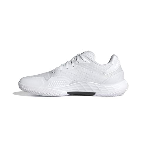Image of adidas Men's Defiant Speed 2 Tennis Shoes, Cloud White/Core Black/Grey One, 10 UK