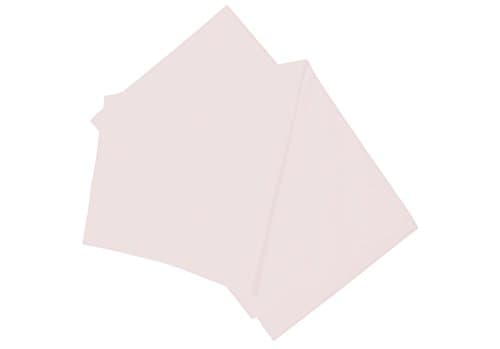 Image of Belledorm Pink Flat Sheet, 200 Thread Count Percale (Double, Powder Pink)