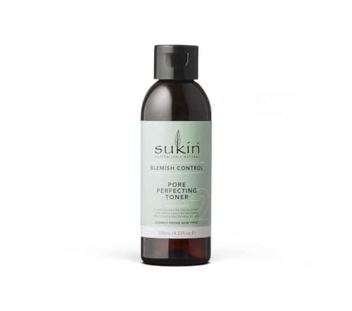 Image of Sukin Blemish Control Facial Toner 125ml - with Tea Tree; Cruelty Free & Vegan Friendly - for Acne Prone, congested Skin, for Gentle Cleansing, refines pores and Reduces Shine.