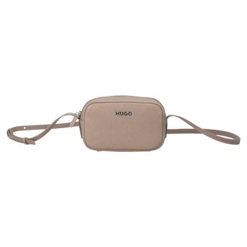 Image of HUGO Women's Chris SM Crossbody R Crossbody, Dark Beige, One Size