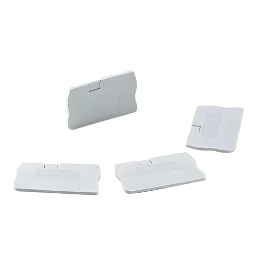 Image of 100Pcs D-PT2.5 End Cover for PT2.5 2.5mm Din Rail Terminal Blocks End Plates