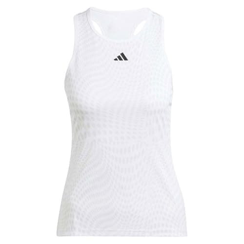 Image of adidas Women's Club Tennis Graphic Tank Top, White/Dash Grey, M