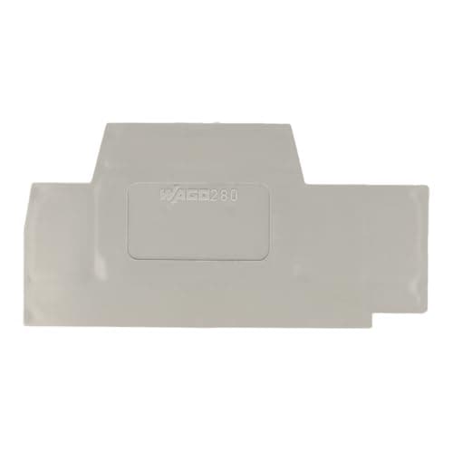 Image of 280-342 | WAGO END AND INTERMEDIATE PLATE, 2.5 MM THICK GRAY