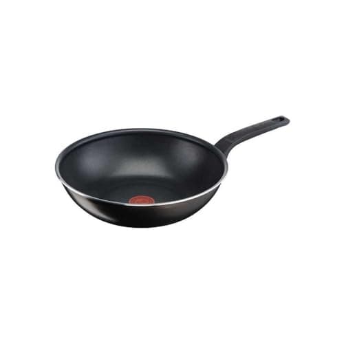 Image of TEFAL Easy Cook & Clean B5541902 Wok Pan 28 cm Non-Stick Suitable for All Heat Sources Except Induction