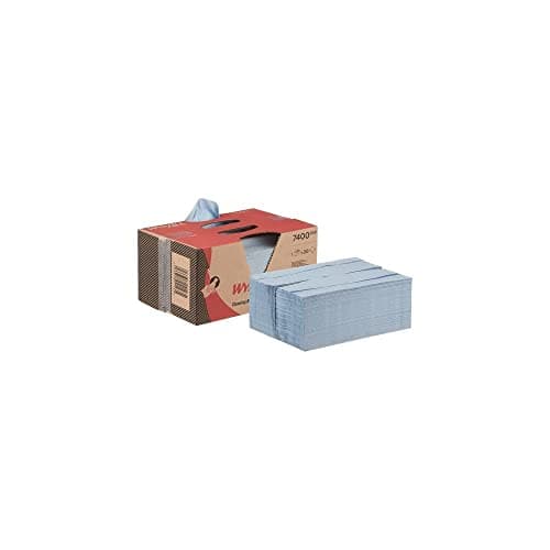 Image of WypAll L20 General Clean Cleaning and Maintenance Wiping Paper 7400 - Cleaning Wipers – 1 Brag Box x 280 Blue 2 Ply Wipers