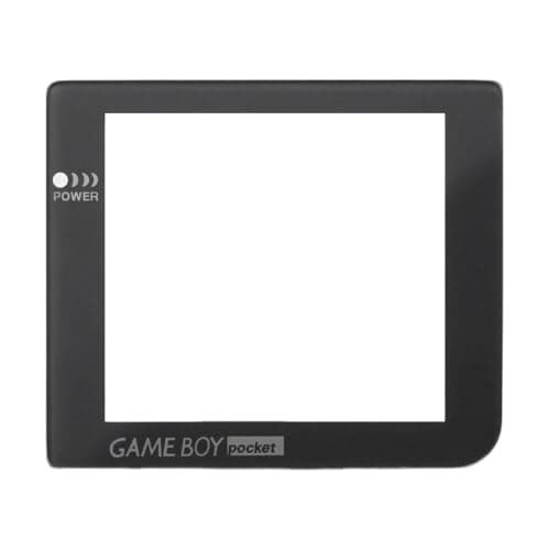 Image of FPC Front Screen Plastic Lens Cover with Adhesive, Compatible with Nintendo GameBoy Pocket (GBP)