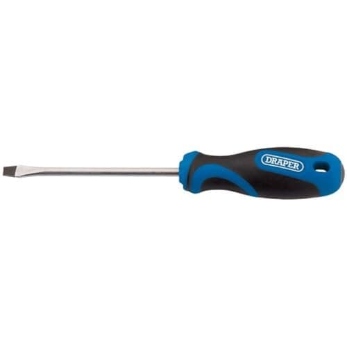 Image of Draper 48927 Plain Slot Screwdriver with Soft Grip Handle, 9.5mm x 250mm