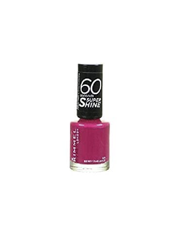 Image of Rimmel 60 Seconds Super Shine Nail Polish, Colour 931 Berry Fabulous, 8ml