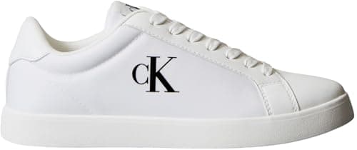 Image of Calvin Klein Women’s Low Top Cupsole Trainers, White (Bright White), 5