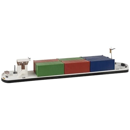 Image of Faller - 1/87 RIVIERVRACHTSCHIP MET CONTAINERS (5/24) * Model Kit
