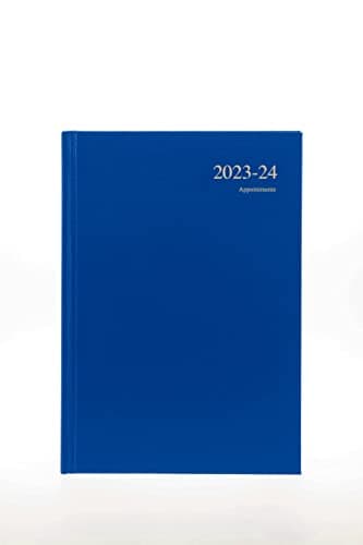 Image of Collins Debden Essentials Academic 2023-24 A4 Week to View Mid Year Diary Planner (Appointments) School, College or University Term Journal - July 2023 to July 2024 - Blue - ESSA43M.60-2324