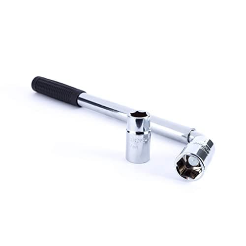 Image of RYBO Travel Emergency Breakdown Multifitment (17mm, 19mm, 21mm & 23mm) Extending Telescopic Wheel Brace Wrench Including Long Lasting Protective Case (No Box)