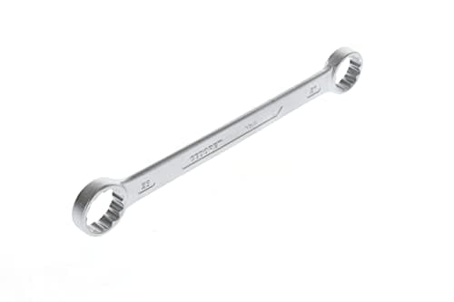 Image of GEDORE Double-ended ring spanner, AF 21+23 mm, Straight, Flat, Slender, Bi-hex, UD profile, Spanner, 4 21X23