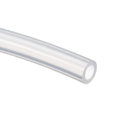 Image of TOP-VIGOR Silicone Tube 10mm ID x 16mm OD 1m / 3.28ft Length, Flexible Silicone Rubber Tubing Water Air Hose Pipe for Pump Transfer Clear