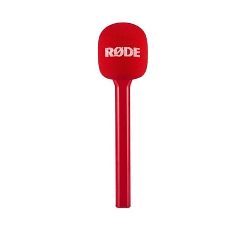 Image of RØDE Interview GO Handheld Adaptor Wireless Microphones (Red)