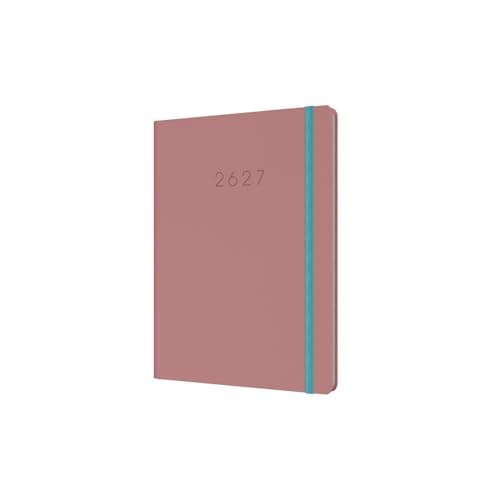 Image of 2026-2027 Mid/Academic Year Planner - 13 Month A5 Week-to-View Diary - Hard Cover - Collins Debden Legacy Range Pink (CL53M.50-2627)