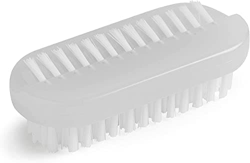 Image of Manicare Plastic Nail Brush, Hygienic Hand, Fingertip, Nail Cleaning Brush, Scrubbing Brush To Clean Under Nail Dirt Grime And Grease, Firm Strong Bristles, Fingernails, Toenails, Home, Garden, Salon