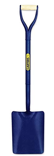 Image of PDL – Pegdev - Carters Tapermouth Builders Contractors Shovel Garden Spade Square Mouth Sand Concrete. No2. Tubular Steel Shaft and Solid Socket.