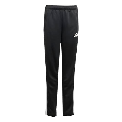 Image of adidas Unisex Kids Unisex 3-Stripes Pant, Black, 11-12 Years
