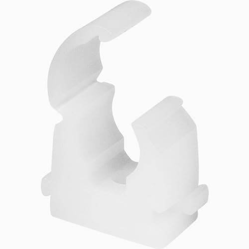 Image of 15mm Single Hinged Pipe Clips (Pack of 20)