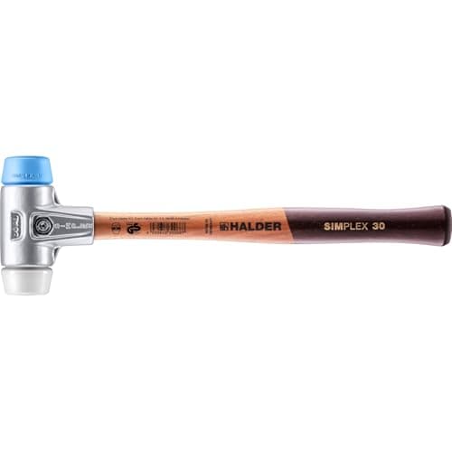 Image of Halder 3117030"Simplex" TPE-Soft/Superplastic Soft-Face Mallet, Multi-Colour, 30 mm