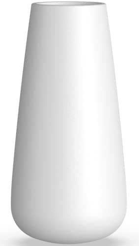 Image of Vzmiza Premium Ceramic Vase for Pampas Grass | Vases for Flowers for Farmhouse, Desk Decor, Modern Aesthetic Room Decor, White Vase for Home Decor, Patented Design