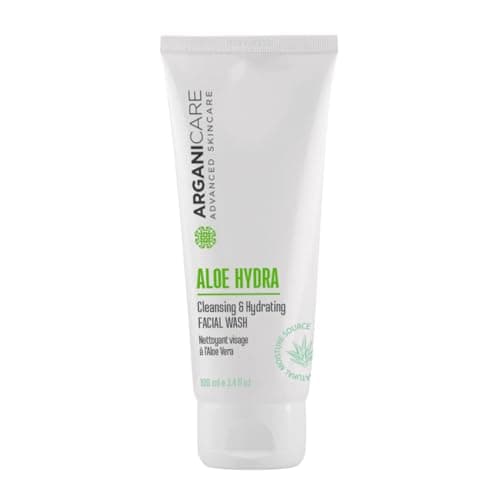 Image of Arganicare | Aloe Vera Facial Wash for All Skin Types | Gentle Daily Cleanser | Fresh Skin Feel | Morning & Evening Use | 100 ml