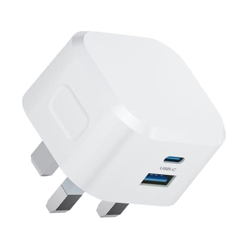 Image of USB C Plug 20W, Apple iPhone Fast Charger Plug UK for i Phone 17/17 Air/17 Pro Max/16/16e/16 Pro Max/15 Plus/14/13/12/11/XR/XS/SE/8/7/6, Type C USBC Fast Charging for i Phone Apple Watch