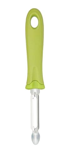 Image of KitchenCraft Healthy Eating Soft-Grip Swivel Potato Peeler, 19 cm (7.5") - Green
