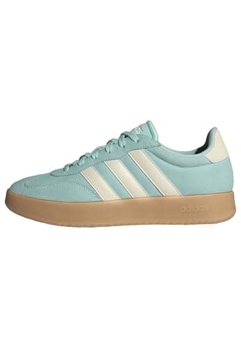 Image of adidas Women's BARREDA Shoes, Semi Flash Aqua/Wonder White/Gum, 9 UK