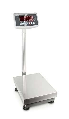 Image of KERN EFC 60K-3 Platform Scales (Weighing Range 60 kg, Readability 5 g, Weighing Plate 40 x 30 x 12.4 cm, Parcel Scale, LED Display)