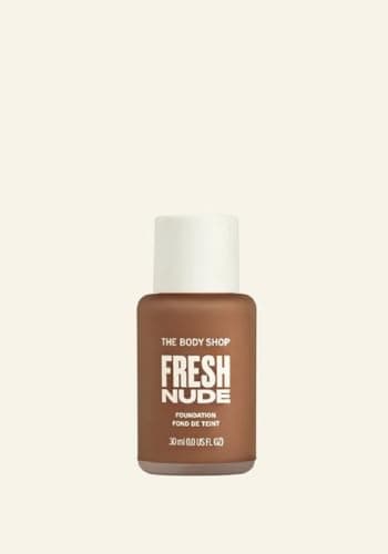 Image of The Body Shop Fresh Nude Foundation 30ml Deep 3C nude glow finish