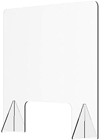Image of Sneeze Guards - Protective Acrylic Screen Guard - Protect Yourself & Others - 3 Sizes (813mm x 915mm)