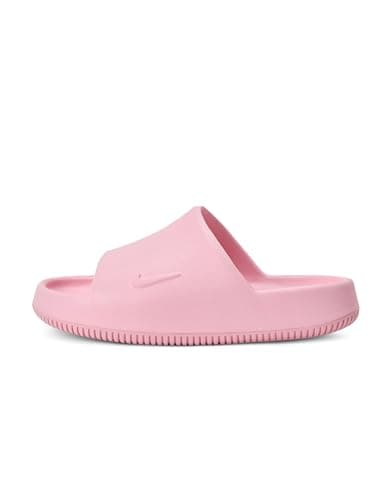 Image of Nike Unisex Kids' Calm Slides 2.0 - Boys and Girls Sandals, Medium Soft Pink/Medium Soft Pink, 7 Big Kid