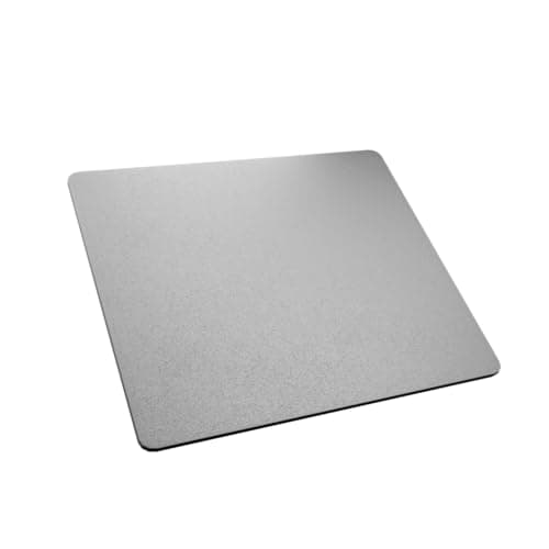 Image of rhinocables Fabric Gaming Mouse Mat, 5mm Thick Gaming Mouse Pad, Non-Slip Foam Mousepad, 260 x 220 x 5mm (Grey)