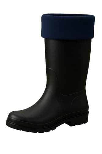 Image of Sock Tec Mens Fleece Wellie Socks Adult Welly Wellington Boot Thermal Liners Warm Outdoor Sock One Size 6-11 (Navy)