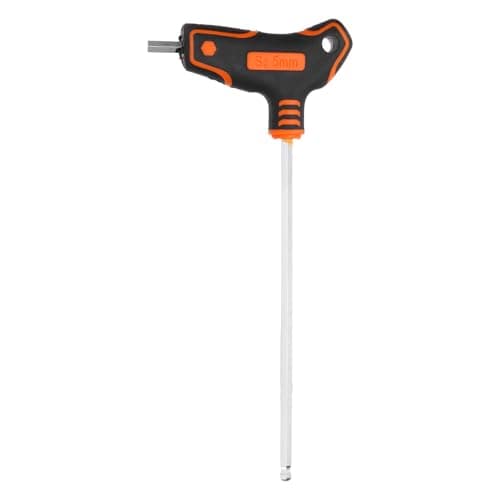 Image of sourcing map T-Handle Ball End Hex Key Wrench 5mm Metric S2 Steel Long Arm T-Key Inner Hexagon Spanner Repairing Tool for Home Auto Maintenance Bike Motorcycle Repair