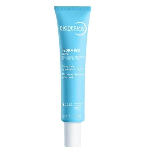 Image of Bioderma Hydrabio Rich Cream - A Nourishing & 72H Hydrating Water Cream - Hydrating Facial Moisturiser for Dry to Very Dry Skin 40ml