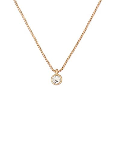 Image of Ted Baker Sininaa Crystal Pendant Necklace For Women (Gold/Crystal)