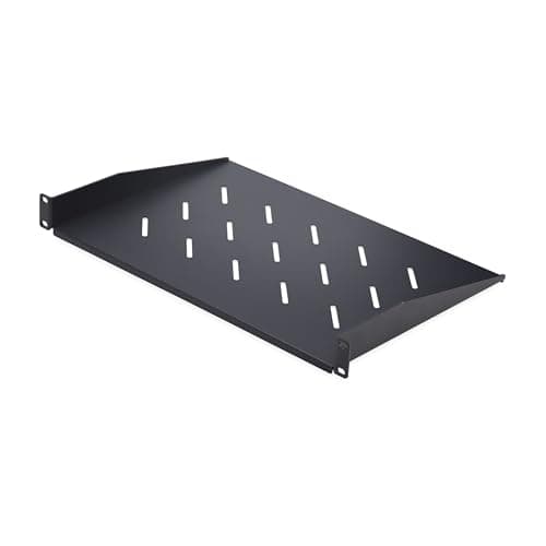 Image of StarTech.com 1U Vented Server Rack Shelf, 12in/31.5cm Mounting Depth, For 19" Rack/Cabinet, SPCC Steel, Max 25lb/11.3kg